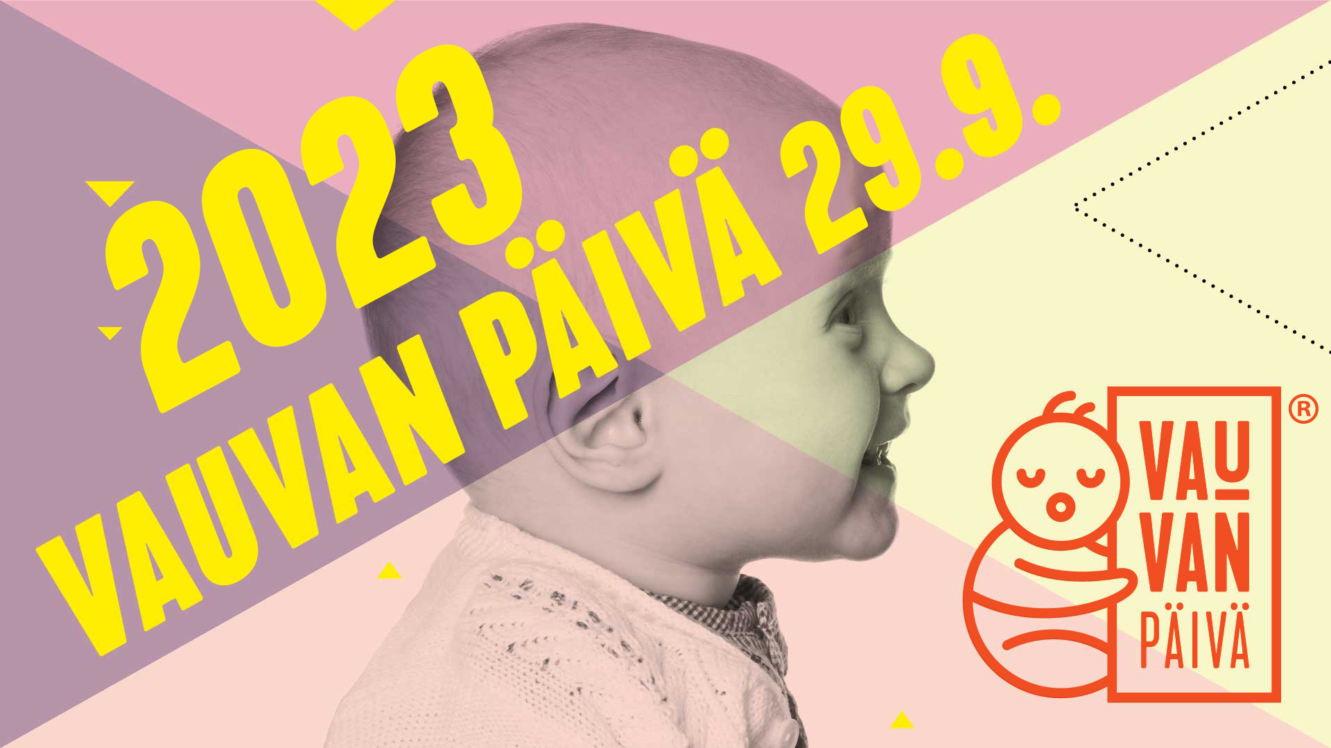 Valtakunnallisen Vauvan päivän 2023 banneri