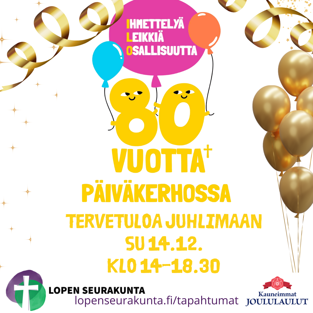 Päiväkerho täyttää 80 vuotta