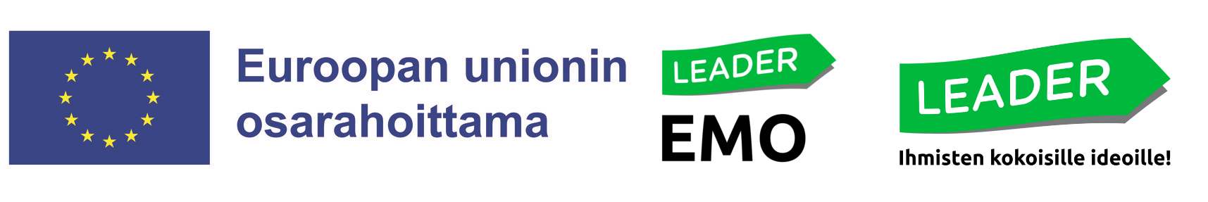 "Euroopan unionin osarahoittama" logo, Leader-rahoituksen logot